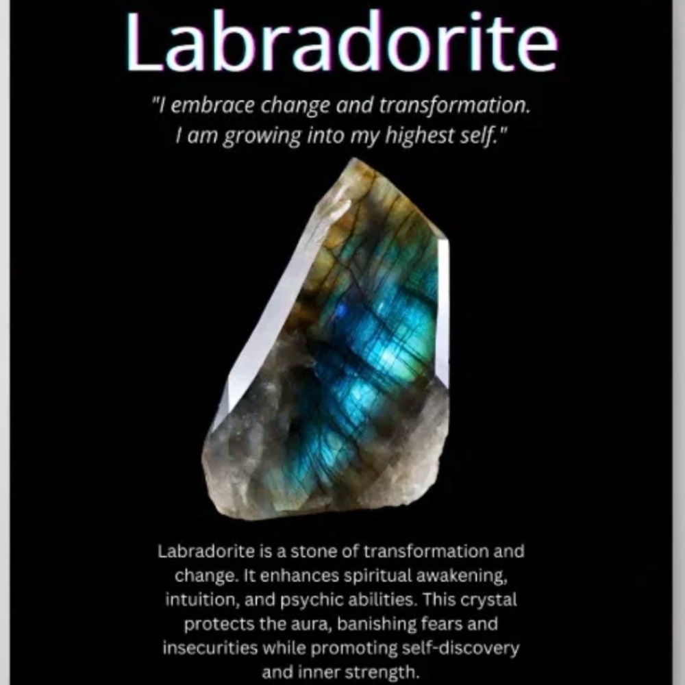 Large Natural Golden and Pink and Blue Labradorite Specimen - Picture 10 of 13